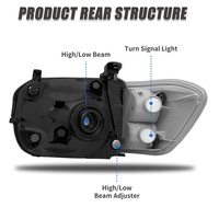Nouveau phare avant halogène pour Toyota Tundra Sequoia 2005-2007, assemblage 811500C030 TO2503158, état neuf