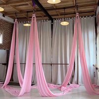 Rekbare Anti-zwaartekracht Luchtvliegende Schommel Yoga Hangmat met Personalisatie Afbeelding Zonder Stiksels Rustgevend 1 Meter Alle Seizoenen