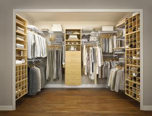Armoire à vêtements en bois avec porte-chaussures Design Simple sans porte de l'usine de oman - Product Image 3