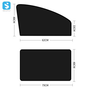 Từ xe Rèm nam châm xe cửa sổ mặt trời bóng râm xe riêng tư rèm cửa sổ bên - Product Image 5