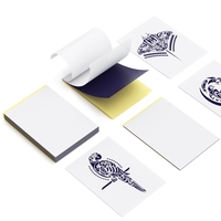 Papel para Plantillas de Tatuajes LUCK JINGLE A4, Resistente al Agua y al Aceite, 4 Páginas, para Impresora Térmica Portátil A46/D80/L82 (Certificado CE)