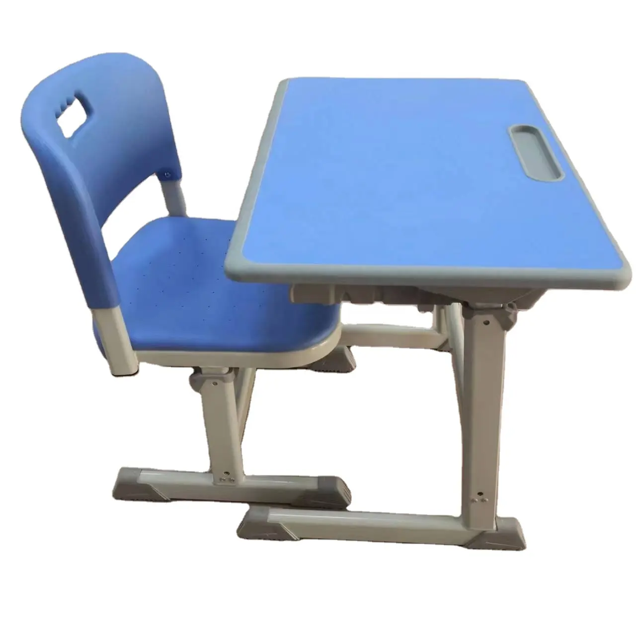 Schoolmeubilair Enkele Bureau En Stoelen Klaslokaal Tafel Set Hoge Klassieke Meubels Amerika Australië Kinderen Set Gua