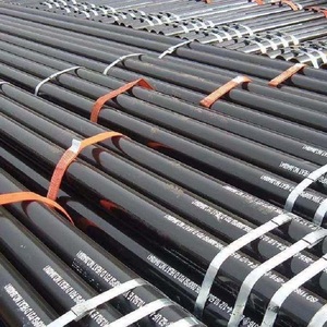 Tubería de Acero Aleado sin Costura ASTM A106/A53/API 5L Gr.B SCH40/80 de 1/2" a 24" para Soldadura y Perforación en la Industria del Petróleo, Gas y Construcción - Product Image 6