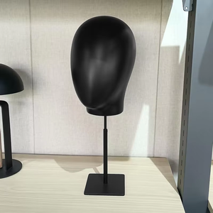 Soporte de exhibición <span class=keywords><strong>para</strong></span> diademas y sombreros con maniquí de cabeza y varillas metálicas - Product Image 6