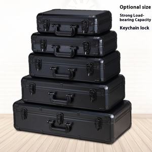 Grande boîte à outils de quincaillerie portable en <span class=keywords><strong>aluminium</strong></span> LOGO personnalisé ODM Gear Equipment Boîte de rangement d'instruments Porte-documents 12 pouces 15 pouces 20 pouces - Product Image 2