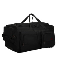 Sac de voyage à roulettes multi-positions, sac à dos, bagage à main à roulettes, multi-poches pour les voyages, la randonnée, le déménagement, le camping, l'usage quotidien