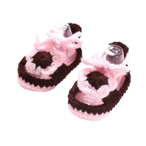 Chaussons <span class=keywords><strong>pour</strong></span> tout-petits Mary Jane, chaussures en <span class=keywords><strong>tricot</strong></span> et crochet faites à la main, chaussons doux et confortables, premières chaussures d'intérieur <span class=keywords><strong>pour</strong></span> bébés filles - Product Image 3