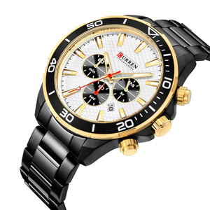 CURREN – <span class=keywords><strong>montre</strong></span> <span class=keywords><strong>à</strong></span> Quartz de loisirs pour hommes 8309, mode japonaise, multicolore, petite <span class=keywords><strong>montre</strong></span> <span class=keywords><strong>à</strong></span> trois aiguilles pour hommes - Product Image 6