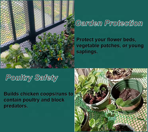 Rete in Plastica LDPE per Giardino - Ecologica, per Alimenti, Sicura per Animali Domestici con Pratica Protezione per il Giardino - Product Image 4