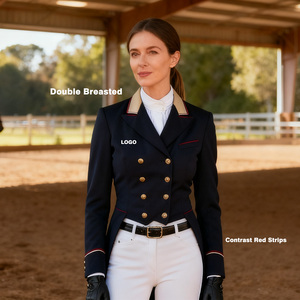 Chaqueta de Equitación para Mujer con Logotipo Personalizado, Ropa de Equitación Resistente al Desgaste, Artículos Ecuestres, Chaqueta para Exhibición Ecuestre - Product Image 1
