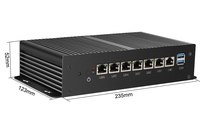 XCY 4405U Mini PC 6 LAN WGI211AT Gigabit NIC Pare-Feu AES-NI Pfsense Linux Serveur 2 * USB3.0 VGA RS232