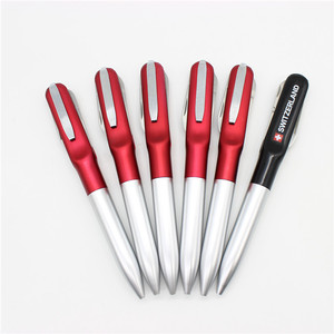 Penna a sfera con forbice pieghevole creativa a forma di autodifesa a forma di coltello pubblicitario da 1.0mm per corpo animale da regalo penna rotante - Product Image 3