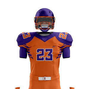 Nuevo Uniforme de Fútbol Americano Personalizado de Alta Calidad con Diseño Propio, Manga Corta, Colores y Logotipo Personalizados, 100% Poliéster - Product Image 4