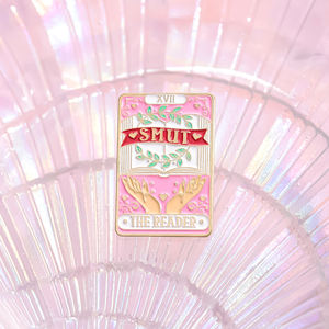 Sming pin "Smut" Reader Enamel bros kartu Tarot ransel lencana pakaian Aksesori Hadiah untuk teman - Product Image 4
