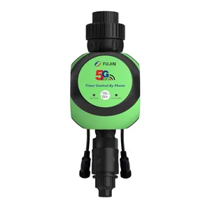 FUJIN 5G WIFI dual control rainfall controller Water timer IP68 Waterproof class Garden irrigation controller FJK5G002C-R