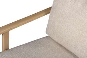 Sillón Moderno Minimalista de Diseño, Sillón Individual con Estructura en A de Madera, Elegante Sillón de Descanso para Sala de Estar - Product Image 6