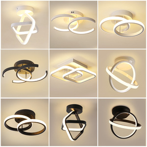 Modern Aluminum Silicone White Led <strong>Ceiling</strong> Lights for Living Room Bedroom <strong>Lamp</strong> - Product Image 2