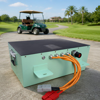 Batterie lithium 48V 135Ah pour voiturette de golf, véhicule utilitaire LSV, navette, autonomie étendue, charge rapide, Bluetooth, BMS, personnalisable OEM