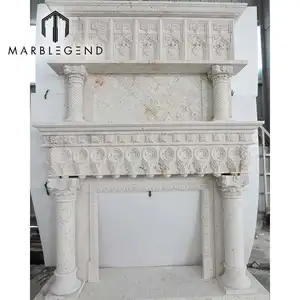 Marble Fireplace Mantel Impressive Hand Carved Antique Fireplace Doors Natural Marble Fireplace Mantels Freestanding Marble Fireplace For Home