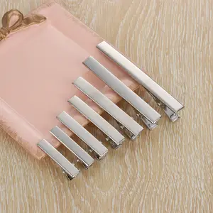 New Crocodile Duckbill Clip With Teeth Alligator For DIY Hair Clips 50Pcs Metal Clip Jewelry Beauty Makeup Accessories