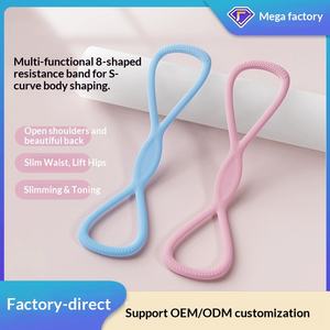 Hikeon HKA0127 Banda de Ejercicio Antideslizante en Forma de 8, Resistencia Pesada 15LB/25LB, Cuerda de Silicona para Hombres y Mujeres, Equipo de Fitness para el Hogar - Product Image 2