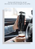 Nouvelle machine à café portable ABS 2026 avec recharge USB, capacité de 50 ml, idéale pour les voyages, l'extérieur, la voiture et la maison