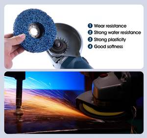 5 disques <span class=keywords><strong>de</strong></span> ponçage bleus <span class=keywords><strong>de</strong></span> 5 x 7/8 po, disques <span class=keywords><strong>de</strong></span> ponçage en carbure <span class=keywords><strong>de</strong></span> silicium <span class=keywords><strong>de</strong></span> qualité supérieure pour meuleuse d'angle - Product Image 6