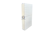 Panneaux sandwich en laine de roche et polyuréthane pour chambre froide, centre logistique, longueur personnalisable et épaisseur d'isolation de 50 à 200 mm