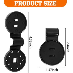 Heavy Duty Shade Net <b>Clips</b> Black Plastic Large Agricultural Film Fixing <b>Hooks</b> For Greenhouse Cover Material - Product Image 2