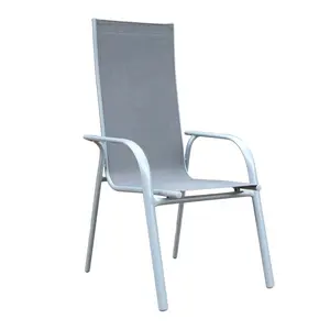 China factory selling directly with good quality modern stacking steel chairs garden chairs