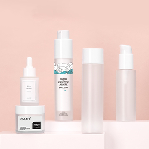 Trắng + Frosted Nhựa Mỹ Phẩm Đặt 50G Kem Jar 30Ml Dropper 50Ml Không Có Không Khí Chai 100Ml Lotion 150Ml Mực Du Lịch Chai - Product Image 1