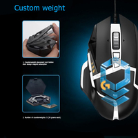 Ratón para Juegos Logitech G502 SE con Cable, Sensor HERO 16K, 16000 DPI, 11 Botones Programables, RGB, Peso Ajustable para PC y Esports
