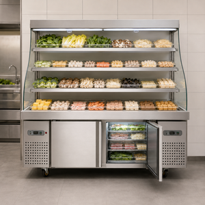 Réfrigérateur-congélateur commercial à 3 zones pour l'affichage des ingrédients Malatang, destiné aux légumes, à la viande et aux <span class=keywords><strong>boulettes</strong></span> de viande - Product Image 3