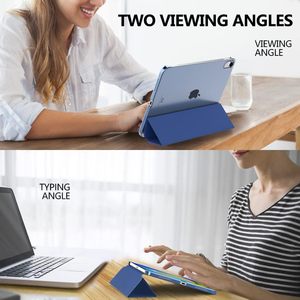Étui en cuir magnétique pour <span class=keywords><strong>iPad</strong></span> <span class=keywords><strong>Mini</strong></span> Series, coque fine intelligente avec dos transparent en PC rigide, prend en charge Touch ID - Product Image 3