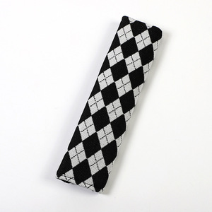 Almohadillas para Cinturón de Seguridad de Coche, Diseño Jacquard con Patrón de Diamantes, Fundas de Tela para Cinturones de Seguridad, Estilo Moderno - Product Image 5