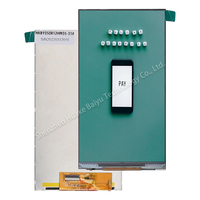 Écran tactile personnalisable de 5,0 pouces, affichage vertical, noir standard, luminosité de 350 cd/m², mode IPS, interface MIPI, module LCD 31 broches