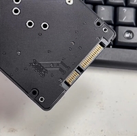 Adaptateur SSD M.2 NGFF ou MSATA vers SATA 3.0 Adaptateur USB 3.0 vers 2.5 SATA Disque dur 2 en 1 Convertisseur Lecteur Carte Câble pour PC Portable