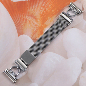<span class=keywords><strong>Bracelet</strong></span> de montre en acier inoxydable de <span class=keywords><strong>20</strong></span> <span class=keywords><strong>mm</strong></span>, boucle milanaise, pour montre <span class=keywords><strong>Garmin</strong></span>, <span class=keywords><strong>bracelet</strong></span> en métal avec breloques en forme de cœur, adaptateur - Product Image 2
