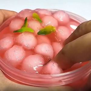 Juguetes de Slime de Cristal Rojo con Forma de Cereza, Arcilla Plástica Educativa, Set de Juguetes DIY - Product Image 6