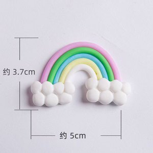 Birthday <strong>Cake</strong> Baking Decoration Ornaments Children's Birthday <strong>Animal</strong> Soft Pottery Small rainbow <strong>Cake</strong> <strong>Topper</strong> Suppliers - Product Image 3