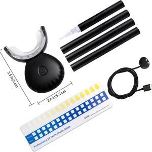 Portable Wireless <b>Teeth</b> <b>Whitening</b> Kit With 16 LED Blue Accelerator Light Spa Clinic Office Use System and <b>Whitening</b> Gel - Product Image 6