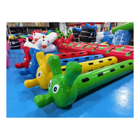 Équipement de construction d'équipe amusant gonflable punaise gonflable course jeux de sport de saut de saucisse gonflable avec la meilleure qualité