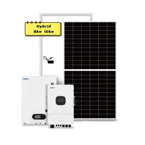 8KW混合动力成套太阳能电池板电源系统10kw太阳能住宅混合离网太阳能系统