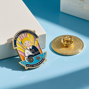 Manufacture Souvenir Design Emblem Metal Lapel <strong>Pin</strong> for Hat Magnetic Badge Brooch Cartoon <strong>Anime</strong> Logo Custom Hard Soft Enamel <strong>Pins</strong>