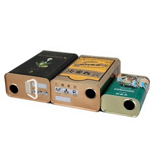 Boîtes métalliques rectangulaires en fer blanc de type F de 3L, personnalisées par impression en usine, avec couvercle à levier et surface estampée à chaud, marque Jinko, pour huiles alimentaires - Product Image 3