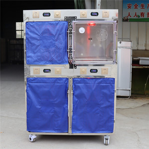 Cámara de Oxígeno <span class=keywords><strong>Canina</strong></span> de Acero Inoxidable para Clínica Veterinaria, <span class=keywords><strong>Jaula</strong></span> para Mascotas con Función de Calor - Product Image 2