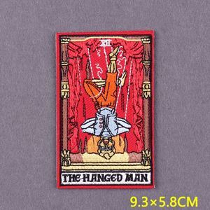 Patchs brodés thermocollants à rayures mystérieuses Tarot pour vêtements, prix d'usine, vente en gros, appliques - Product Image 4