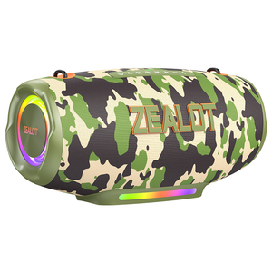 Altavoz OEM de Fábrica, 100 W, Graves Potentes, Subwoofer <span class=keywords><strong>Bluetooth</strong></span>, <span class=keywords><strong>Altavoces</strong></span> <span class=keywords><strong>Inalámbricos</strong></span> para Fiestas, Altavoz Portátil con Woofer, Altavoz de Audio ZEALOT S127 - Product Image 1