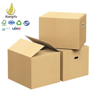 Caixa de Envio Corrugada Marrom Personalizada por Atacado, Caixa de Papelão Kraft para Embalagem de Vestuário para Entrega de Negócios de Moda