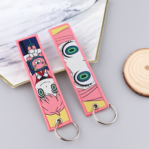 Nuevo Diseño de Anime, Llavero Bordado de Doble Cara de <span class=keywords><strong>Shinji</strong></span> <span class=keywords><strong>Ikari</strong></span> y Rei Ayanami para Decoración de Mochilas - Product Image 3